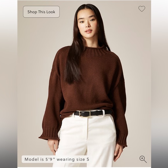 NWT J. Crew 2025 Rollneck™ sweater - Picture 4 of 4